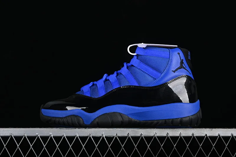 All categories Air Jordan Jordan series basketball shoes Air Jordan 11 Air Jordan 11 Retro AJ11 Joe 11 black and blue high-top basketball shoes CT8012-400